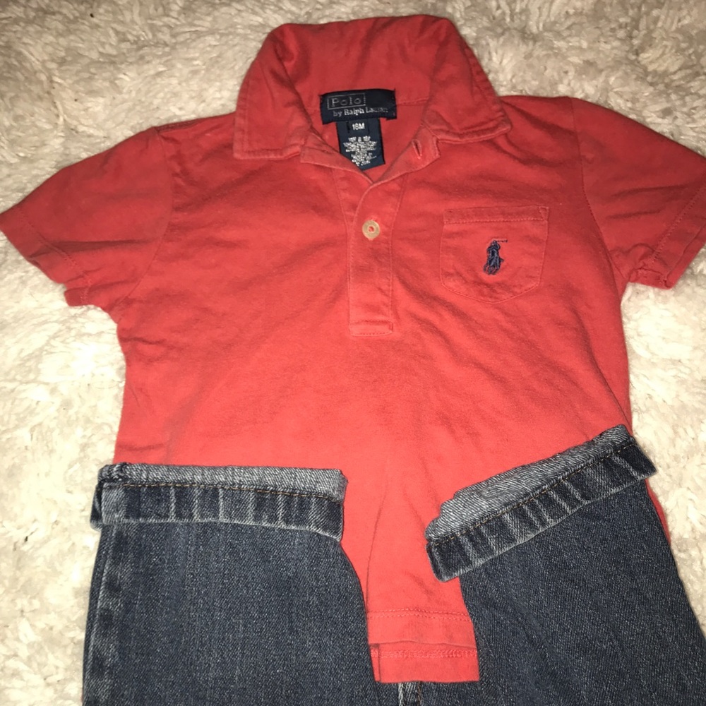 18M Ralph Lauren and Cherokee Jeans Set